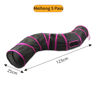Foldable Cat Play Tunnel Breathable Indoor Cat Toy With Crinkle Paper 15