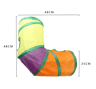 Foldable Cat Play Tunnel Breathable Indoor Cat Toy With Crinkle Paper 21