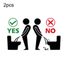 3D Toilet Stickers  Removable SelfAdhesive Bathroom Decor 12pcs 1