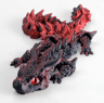 3D Printed Magic Dragon Fidget Toy  Articulated Movable Joint Desk Ornament 3