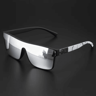 Colorful Square Sports Sunglasses  OnePiece UV400 Lens With Patterned Temples 1