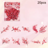 Retro Plant  Flower PET Stickers 20Pack  DIY Journal  Scrapbooking Decoration Set 3