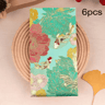 Floral Thank You Cards With Golden Accents 6Pack  Elegant Greeting Cards  Lucky Money Envelopes 4