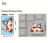 Christmas Snowman Window Clings  Removable Static Cling Holiday Decal For Windows 2