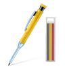 28mm Carpenter Mechanical Pencil Set  Long Head Marking Tool With Sharpener 2