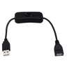 USB Switch Extension Cable 28cm  OnOff Power Control For USB Devices 1