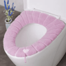 Portable Knitted Toilet Seat Cover  Thickened Washable  Warm OType Universal 1