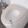 Portable Knitted Toilet Seat Cover  Thickened Washable  Warm OType Universal 4