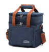 European And American Style Crossbody Insulated Lunch Bag Large Capacity Business Tote 2