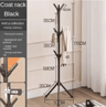 Creative Floor Standing Irregular Coat Rack Vertical Wrought Iron Hanger 1
