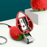 Strawberry Fruit Folding Nail Clippers Portable High End Manicure Tool With Key Fob 3