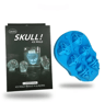3D Skull Ice Cube Tray  10Cavity Silicone Skull Mold With Funnel For Whiskey  Baking 2
