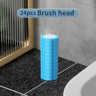 Disposable Toilet Brush With Replaceable Heads  Wall Mount 5