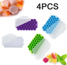 LargeCapacity 148Cube Silicone Ice Tray With Lid  BPA Free Ice Maker 11