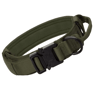 HeavyDuty Tactical Dog Collar With Handle For Training  Walking 1