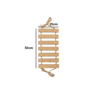 Wooden Cat Climbing Frame Bridge With Sisal Rope Ladder 2