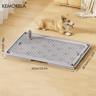 KEMORELA 2 In 1 Dog Potty Tray And Cat Litter Mat Non Slip Waterproof Paw Friendly Design 4