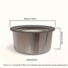 AntiSpill Stainless Steel Dog Water Bowl Floating Disk Slow Drinking Bowl For Clean Dry Mouths 2