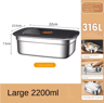 304 Stainless Steel LeakProof Bento Lunch Box For Storage  Travel 3