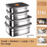 304 Stainless Steel LeakProof Bento Lunch Box For Storage  Travel 4