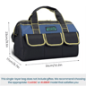 AIRAJ HeavyDuty Multifunctional Tool Bag  Waterproof 1680D Oxford Storage Organizer 6
