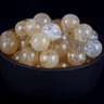 Natural Round Gemstone Spacer Beads For DIY Jewelry  Tiger Eye Amazonite Lava  More 20