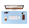 Large PU Leather Desk Pad Protector Non Slip Office Desk Mat For Laptop And Mouse 12