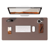 Large PU Leather Desk Pad Protector Non Slip Office Desk Mat For Laptop And Mouse 15