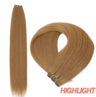 32Inch Ombre Straight Synthetic Hair Bundle 200g HighTemperature Fiber 27613 Brown Grey M618 18