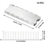 Aluminum Alloy Camping Stove Windscreen Windproof Gas Stove Shield For Outdoor Cooking 2