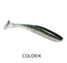 Supercontinent Double Color Soft Shad Lure T Tail Silicone Fishing Bait 14