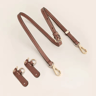 Leather Replacement Crossbody Strap For Longchamp Mini Bag No Punch Adjustable Shoulder Strap 26