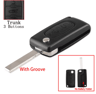 KEYYOU Flip Car Key Shell Case For Peugeot And Citroen Folding Remote Key Cover 2 To 4 Buttons 6