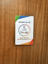 ReviewTap NFC Google Review Acrylic Stand And Card NTAG215 Waterproof 20
