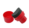 Curved Car Tire Waxing Sponge Applicator With Protective Lid 3