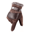 Touch Screen Winter Gloves For Men Genuine Leather Full Finger Warm Outdoor Gloves 2