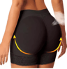 Womens High Waist Push Up Padded Panty  Hip Lifting Shaping Safety Underwear 0