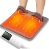 Electric Foot Heating Pad With 9 Heat Levels  Plush Washable Foot Warmer With Timer 3