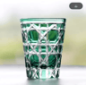 Hand Cut Multi Colored Cocktail Tumbler 260 Ml Colored Whiskey Glass For Coffee Water And Spirits 2