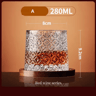 Rotating Base Crystal Whiskey Glass Spinning Tumbler For Whiskey Wine And Brandy 3