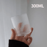 INS Style 3D Rose Glass Cup Heat Resistant Transparent Coffee And Juice Tumbler 3