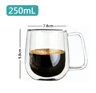 Transparent HeatResistant Glass Tumbler Creative Coffee Whiskey And Cocktail Mug 11