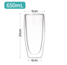 Transparent HeatResistant Glass Tumbler Creative Coffee Whiskey And Cocktail Mug 15