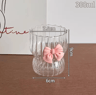 RippleWave Transparent Drinking Glass  Creative Wave Iced Coffee Tumbler 20