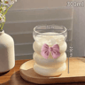 RippleWave Transparent Drinking Glass  Creative Wave Iced Coffee Tumbler 6