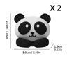 WORTHBUY Cute Desktop Cable Managers  SelfAdhesive USB Cord Clips 5