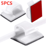 Self Adhesive Wire Organizer Cable Holder Clips For Desktop And PC Setup 4