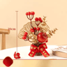 Chinese Artificial Red Berry Plant Pot For Good Luck Decor 1