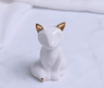 Gold  White Decorative Accent Pair For Shelves And Tabletops 2