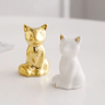 Gold  White Decorative Accent Pair For Shelves And Tabletops 5